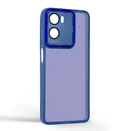 Защитный чехол для Motorola G05/E15, Shade, синий, TPU+PC, матовый, защита всего корпуса, панель-накладка, противоударный, с высокими бортами, амортизирует удары при падениях, ArmorStandart (ARM87417) - мініатюра 2