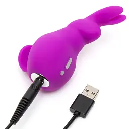 Вібратор для клітора Happy Rabbit Mini Ears 11.4 см фіолетовий - мініатюра 5