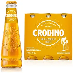 Уцінка. Набір напій безалкогольний аперитивний Crodino 0.175 л х 3 шт.  - мініатюра 1