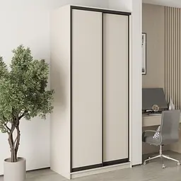 Шафа-купе дводверна MebelStar Стандарт BG 2ДСП 110x45x240 см Кашемір (MBS-9986)