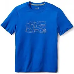 Футболка Smart Wool Merino 150 Backpacker's Tee Bright Blue S (1033-SW 16048.378-S)