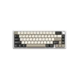 Клавіатура Attack Shark X66 RGB Wireless/Bluetooth/USB UA White Cheese (X66CW_AS)