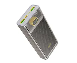Акумулятор зовнішній Hoco J103 Discovery edition 22.5 W 10000 mAh сірий - мініатюра 3