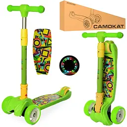 Самокат дитячий iTrike Maxi JR3-060-11-GR складний - мініатюра 2