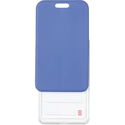 Бейдж-чохол Axent SoftTouch матовий димчасто-синій 4550V (54x85мм) упаковка 5 шт. (4550V-02-A) - мініатюра 3