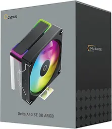 Кулер для процесора Ocypus Delta A40 SE ARGB Black (DELTA-A40-BK1AAWN00S-GL) - мініатюра 11
