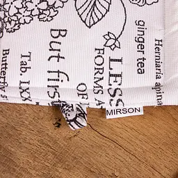 Прихватка MirSon №210 birds, 17х17 см, біла (2200006754176) - мініатюра 2