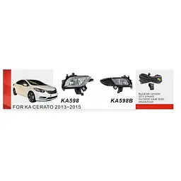 Фари дод. модель KIA Cerato/2012-15/KA-598B/H8-12V35W/ел.проводка