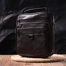 Чоловічі шкіряні сумки Vintage 20х23х7 см sum0020987 - мініатюра 8