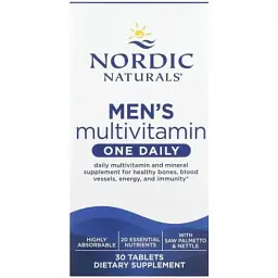 Вітамінно-мінеральний комплекс Nordic Naturals Мультивітаміни для чоловіків, Men's Multivitamin, One Daily, 30 таблеток (NOR-01554)