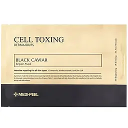 Маска для обличчя Medi-Peel Cell Toxing Black Caviar Dermajours Repair Mask відновлювальна 30 мл