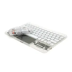 Бездротовий комплект YT-KB333 (KB+Mouse), (Eng / Pyc), 2.4G, 78 клавіш, White/Transparent, Box - мініатюра 3