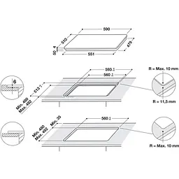 Індукційна варильна поверхня Whirlpool WS Q7360 NE [113331] - мініатюра 11