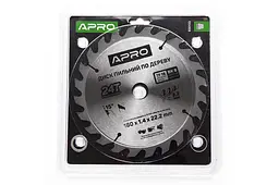 Диск пильний по дереву Apro 180 x 22.2 мм x 24T - мініатюра 5