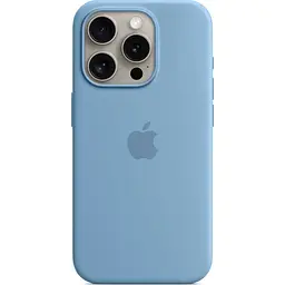 Чохол Apple Silicone Case with MagSafe для iPhone 15 Pro Winter Blue (MT1L3ZM/A) [92949] - мініатюра 4