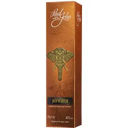 Віскі Paul John Nirvana Single Malt Indian Whisky 40% 0.7 л у подарунковій упаковці - мініатюра 3