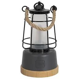 Ліхтар кемпінговий Bo-Camp Harlington Rechargable Dimming 370 Lumen Bamboo-Grey (5818921) - мініатюра 3