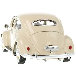 Автомодель Bburago Volkswagen Kafer Beetle 1955, 1:18 бежева (18-12029 CM) - мініатюра 4