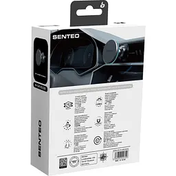 Автотримач із бездротовою зарядкою Senteo RS1 15W Grey [171641] - мініатюра 4
