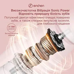 Електрична зубна щітка Xiaomi Enchen T501 pink - мініатюра 6