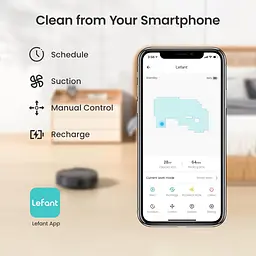 Робот-пилосос Lefant M210 Pro Robot Vacuum Cleaner 2200Pa Suction 120 - мініатюра 6