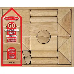 Набір дерев'яних блоків Melissa&Doug Архітектор 60 шт. (MD10503)