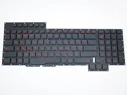 Клавіатура для ASUS GX700, GX700VO (UA + RU Black з підсвічуванням). Оригінал. - мініатюра 3