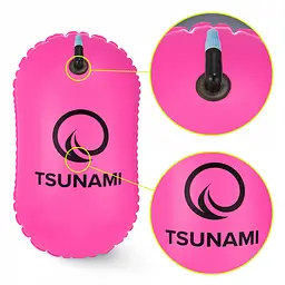 Буй для плавання TSUNAMI Basic надувний Pink (P-5907739314079) - мініатюра 3