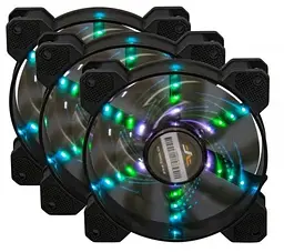 Вентилятор 120 мм, набір RGB-вентиляторів + Fun hub + ДК Frime Iris Flicker KIT, 1200 ±10% Frime teh0028697 - мініатюра 6