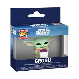 Ігрова фігурка на кліпсі FUNKO POP! серії "Мандалорець і Ґроґу" - ҐРОҐУ З ПОПКОРНОМ