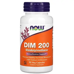 Минерали NOW DIM 200, 90 вегакапсул
