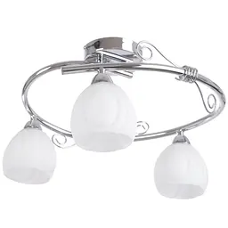 Люстра стельова Brille для коридору E14 60W CH (LK-522C/3)