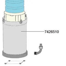 Каністра для зовнішнього фільтра Eheim classicVARIO+e 250 (7426510)