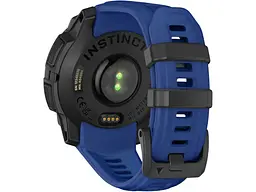 Смарт-годинник Garmin Instinct 3 45mm AMOLED Black with Blue Band (010-02936-03/43) - мініатюра 4