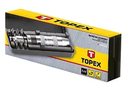 Викрутка бітотримач 1/4", ударний, 6 біт, SL,PH, сталь CrV Topex hoz0014119 - мініатюра 3