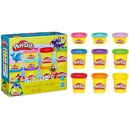 Набір пластиліну Hasbro Play-Doh Colorful Compound Garden 9 баночок (F7369_F7966) - мініатюра 2
