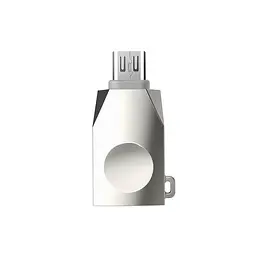 Adapter Hoco UA10 MicroUSB -> USB OTG Pearl Nickel