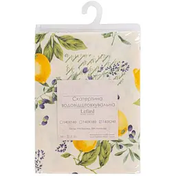 Скатертина Lefard Home Textile Aroma Amarillo водовідштовхувальна 180х140 см (715-302) - мініатюра 4