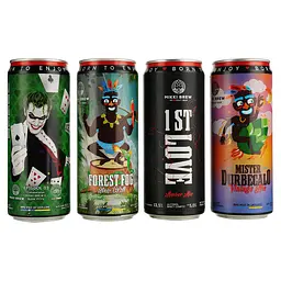 Набір пива Mikki Brew Party Time 4.9-8.5% 3.96 л (12 шт. x 0.33 л) - мініатюра 3