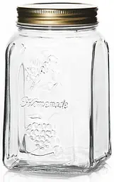 Скляна місткість Pasabache Homemade з металевою кришкою 1000 мл (80385-SL) - мініатюра 2
