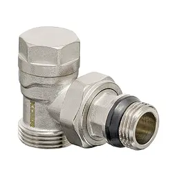 Комплект для підключення радіатора Koer 1/2"x3/4" осьовий з термоголовкою SET-16 KR3179 - мініатюра 3