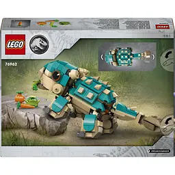 Конструктор LEGO Jurassic World Малюк Бампі Анкілозавр 358 деталей (76962)