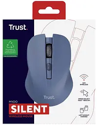 Комп'ютерна миша Trust Mydo Silent WL синій teh0014061 - мініатюра 9