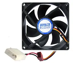 Корпусний кулер Pccooler F122, 3-pin + MOLEX, RPM 1200±10