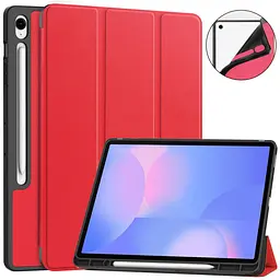 Чохол SlimTPU Active Pen Samsung Galaxy Tab S10 FE+ Plus 13.1 SM-X626 SM-X620 Червоний