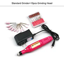 Портативний фрезер-ручка для манікюру ZS 100 20000 об/хв. pink міні фрезер Nail Dryer DM-100 - мініатюра 4