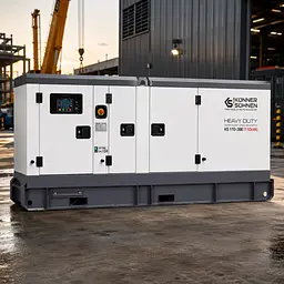 Генератор дизельний Konner&Sohnen KS 110-3BE, 230/400В, 100кВА, 3 фази, електростартер, передстартовий підігрів, двигун Baudouin, 1446кг
