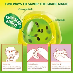 Желейні цукерки Amos Peelerz Peelable Kiwi Gummy Candy 170г - мініатюра 3