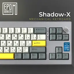 Клавіатура Epomaker Shadow-X Flamingo Switch Black (SHX-B-F) [125687] - мініатюра 3