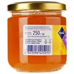 Мед Премія Різнотрав'я, натуральний, квітковий, 250 г (925619) - мініатюра 2